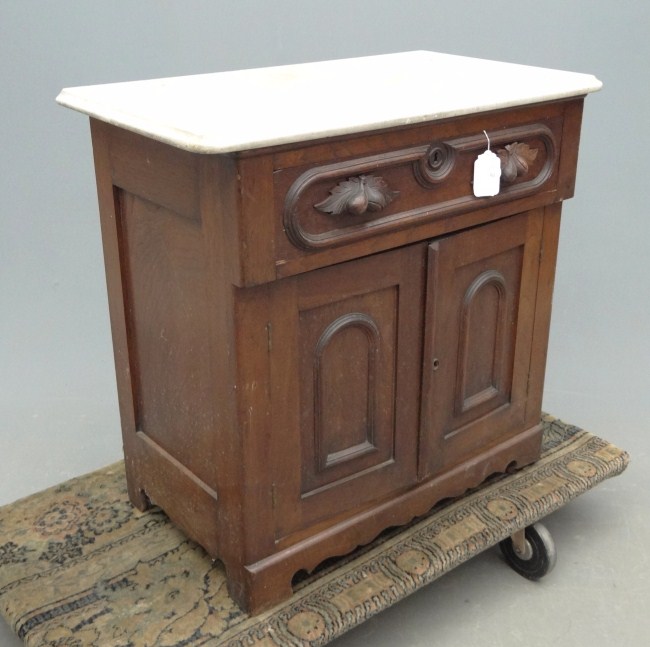 Victorian marble top washstand.