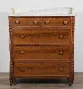 VICTORIAN MARBLE TOP WASHSTAND