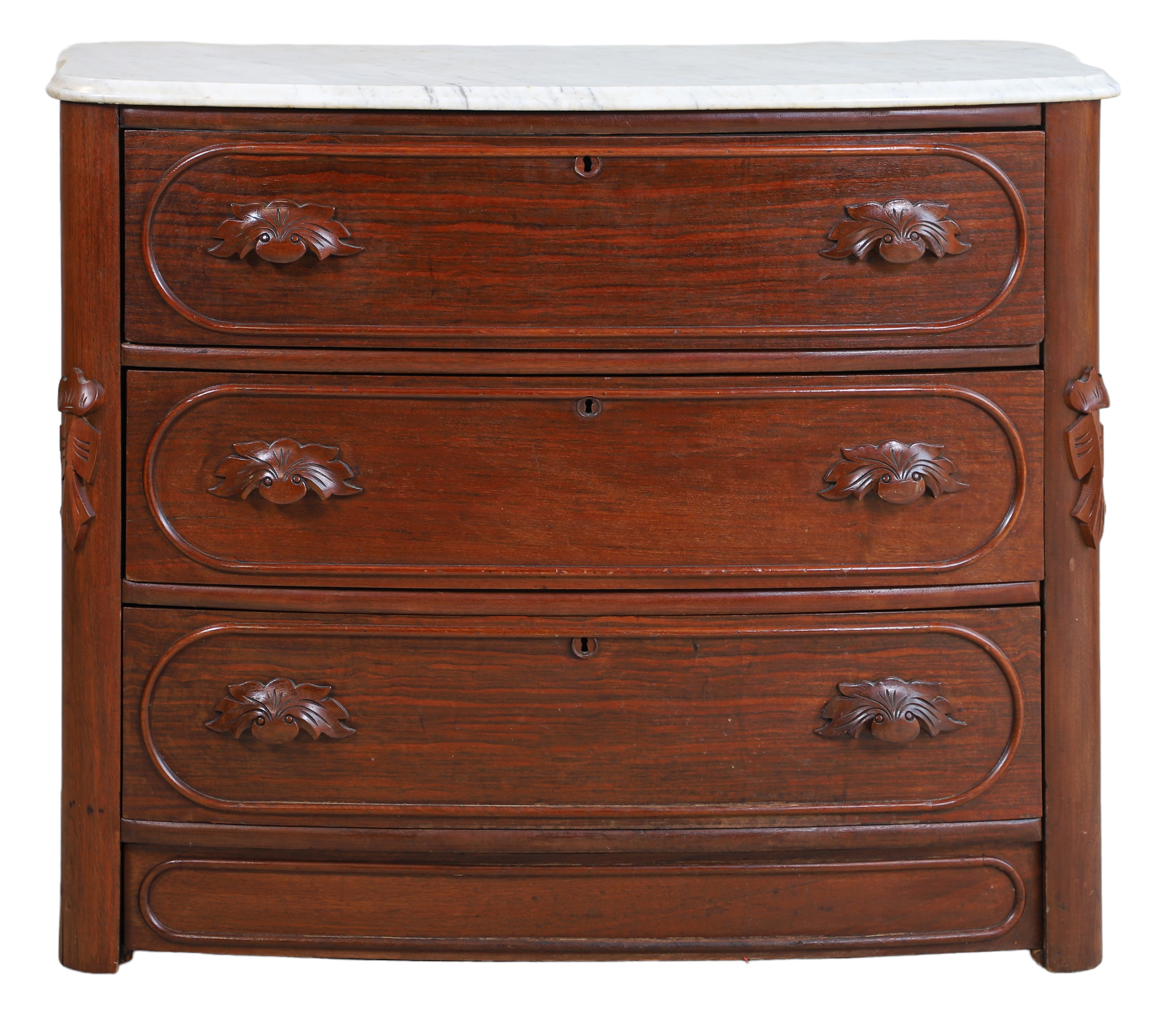 Victorian  marbletop chest of