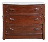 Victorian  marbletop chest of