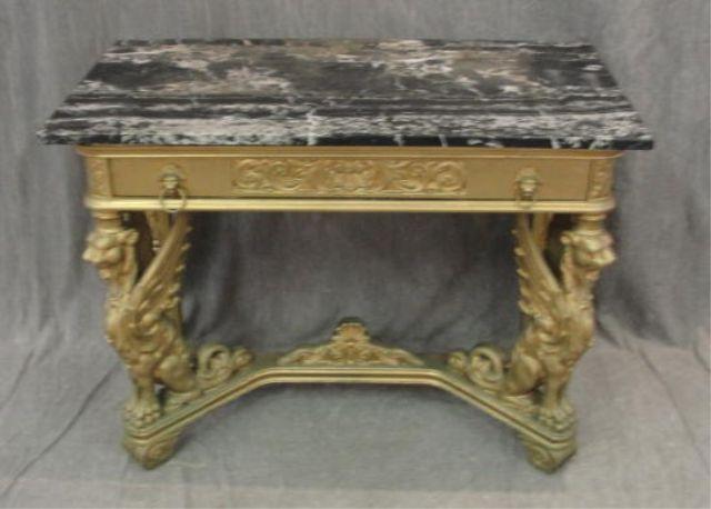 Victorian Marbletop Console with