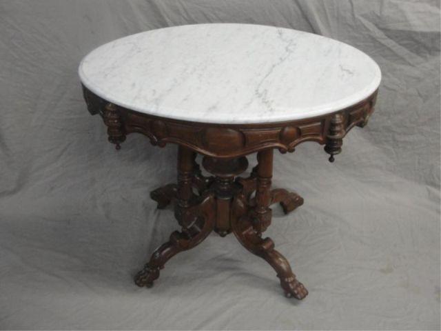 Victorian Marbletop Table. From a
