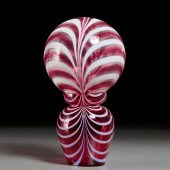 VICTORIAN MARBRIE GLASS WITCH