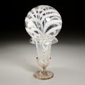 VICTORIAN MARBRIE GLASS WITCH