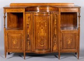 VICTORIAN MARQUETRY INLAID ROS