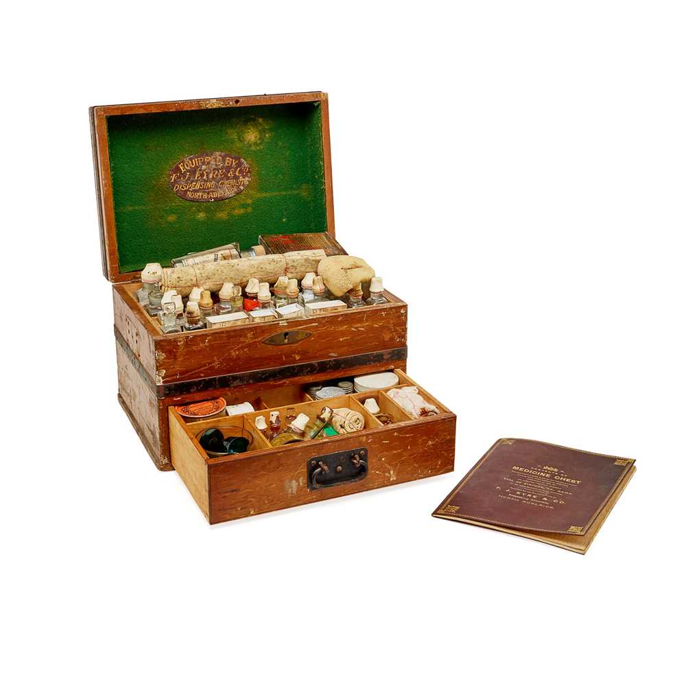 VICTORIAN METAL BANDED MEDICINE