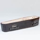 VICTORIAN METAL-MOUNTED BLACK