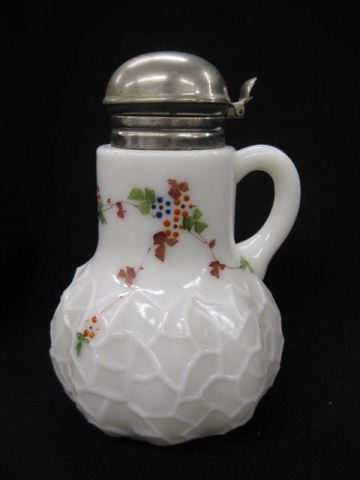 Victorian Milk Glass Syrup