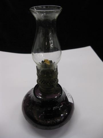 Victorian Miniature Oil Lamp