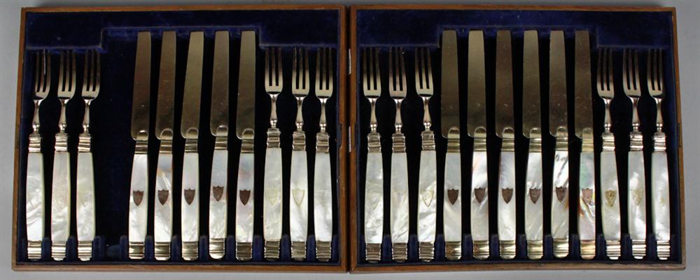 VICTORIAN MOTHER-OF-PEARL HANDLED