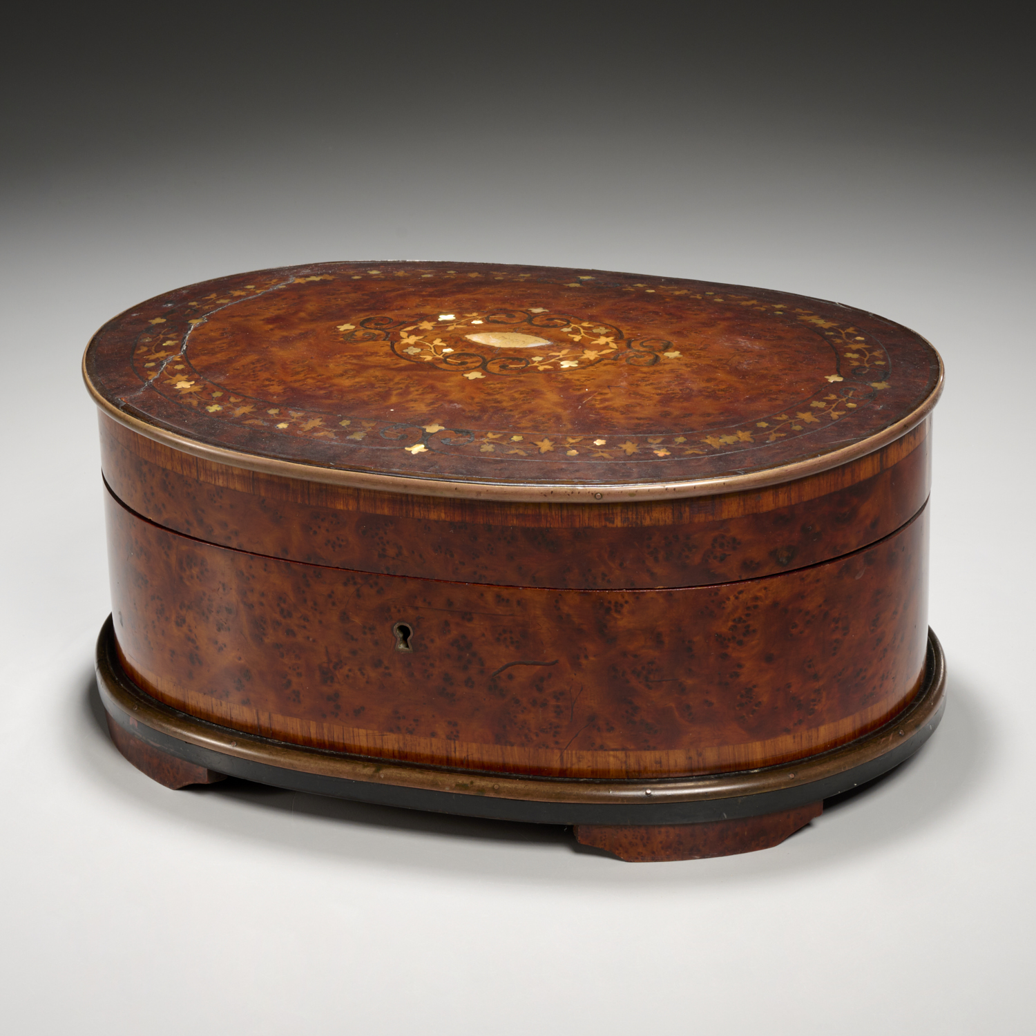 VICTORIAN MOTHER OF PEARL INLAID