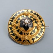 VICTORIAN MOURNING BROOCHA Vic