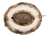 VICTORIAN MOURNING CHALCEDONY