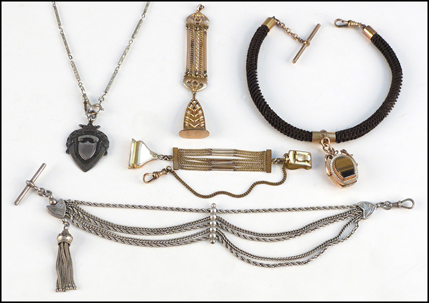 VICTORIAN MOURNING WATCH FOB.
