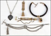 VICTORIAN MOURNING WATCH FOB.
