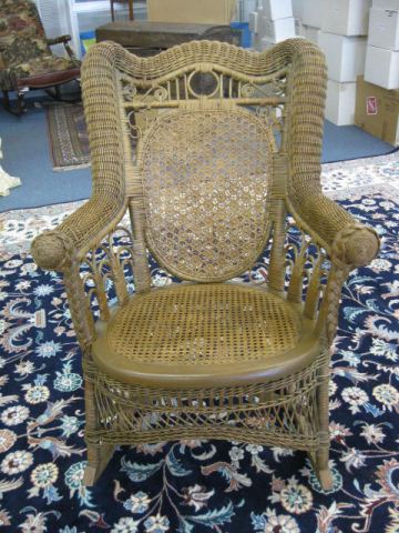 Victorian Natural Wicker Rocker