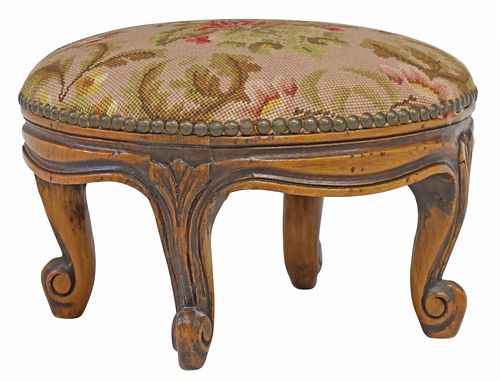 VICTORIAN NEEDLEPOINT UPHOLSTERED
