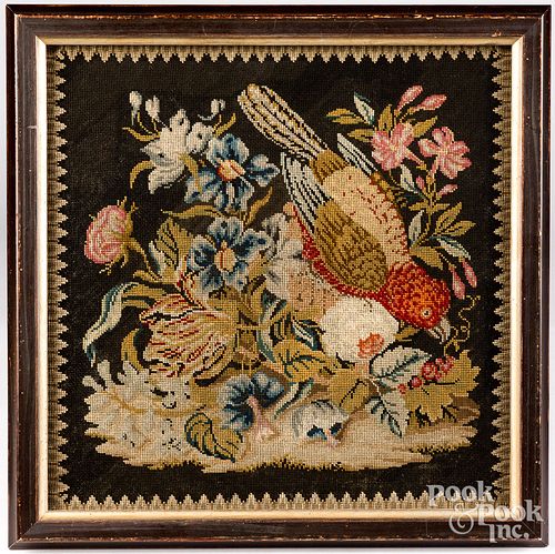 VICTORIAN NEEDLEWORK, LATE 19TH