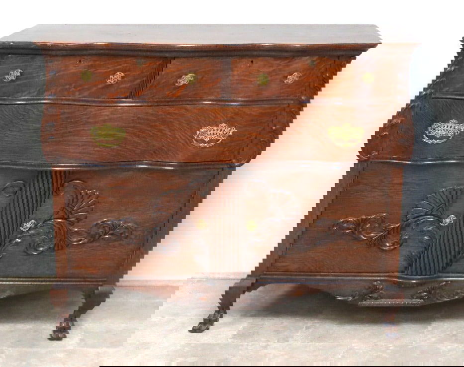 VICTORIAN OAK 3 DRAWER SERVERA