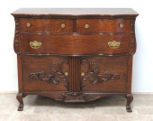 VICTORIAN OAK 3 DRAWER SERVER<