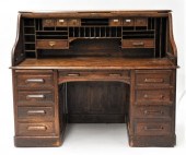 VICTORIAN OAK 60" S ROLL TOP R