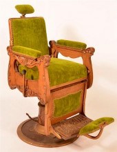 VICTORIAN OAK AND BRASS HYDRAU