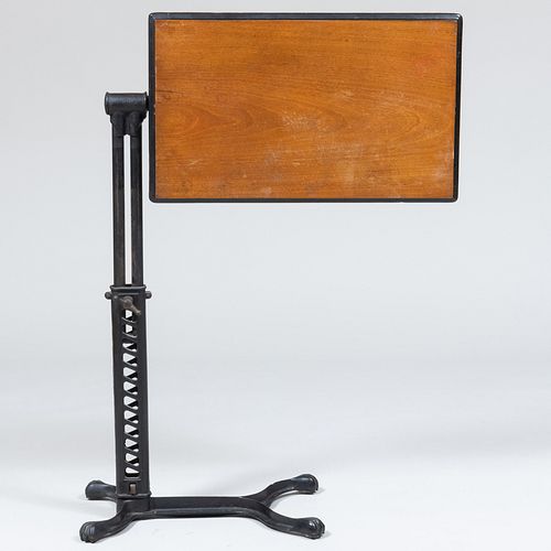 VICTORIAN OAK AND CAST IRON