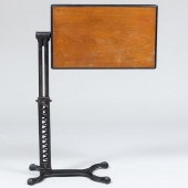 VICTORIAN OAK AND CAST IRON AD