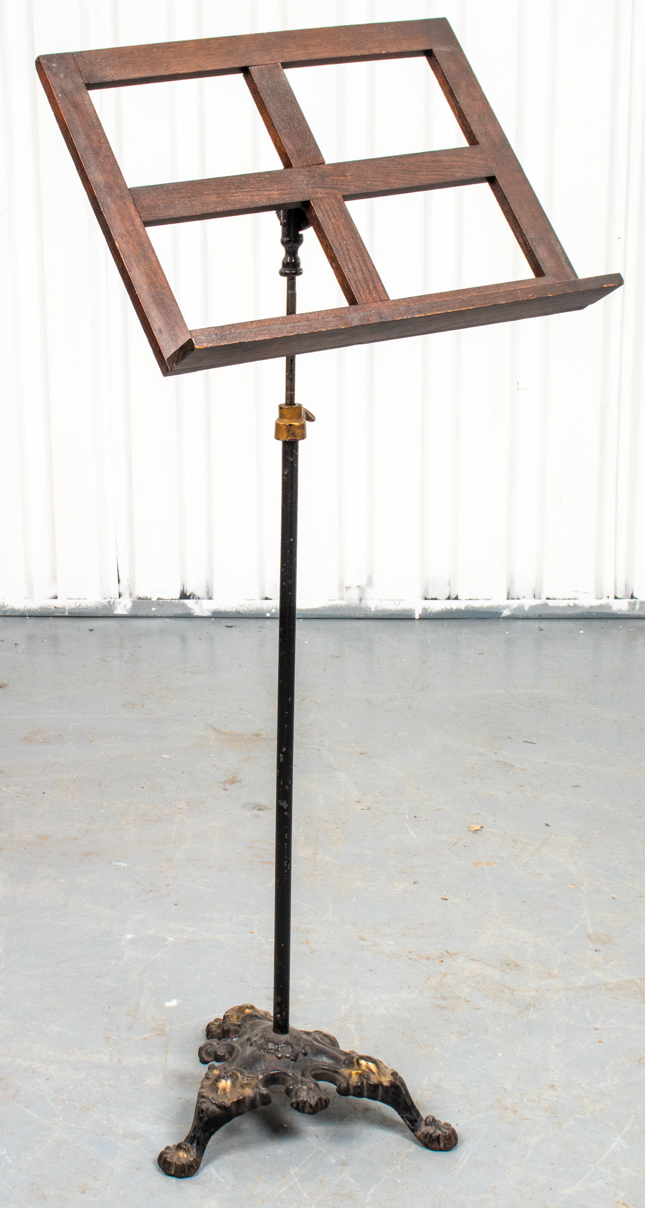 VICTORIAN OAK AND WROUGHT IRON