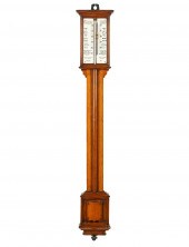 VICTORIAN OAK BAROMETERthe por
