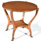 VICTORIAN OAK FLIP TOP GAMES T