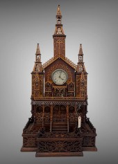 VICTORIAN OAK FRETWORK ‘CATHED