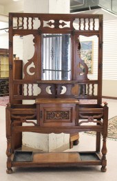 VICTORIAN OAK HALLSTANDVICTORI