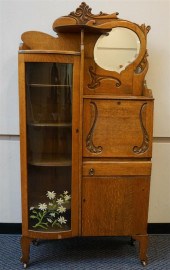 VICTORIAN OAK LARKIN-STYLE DES