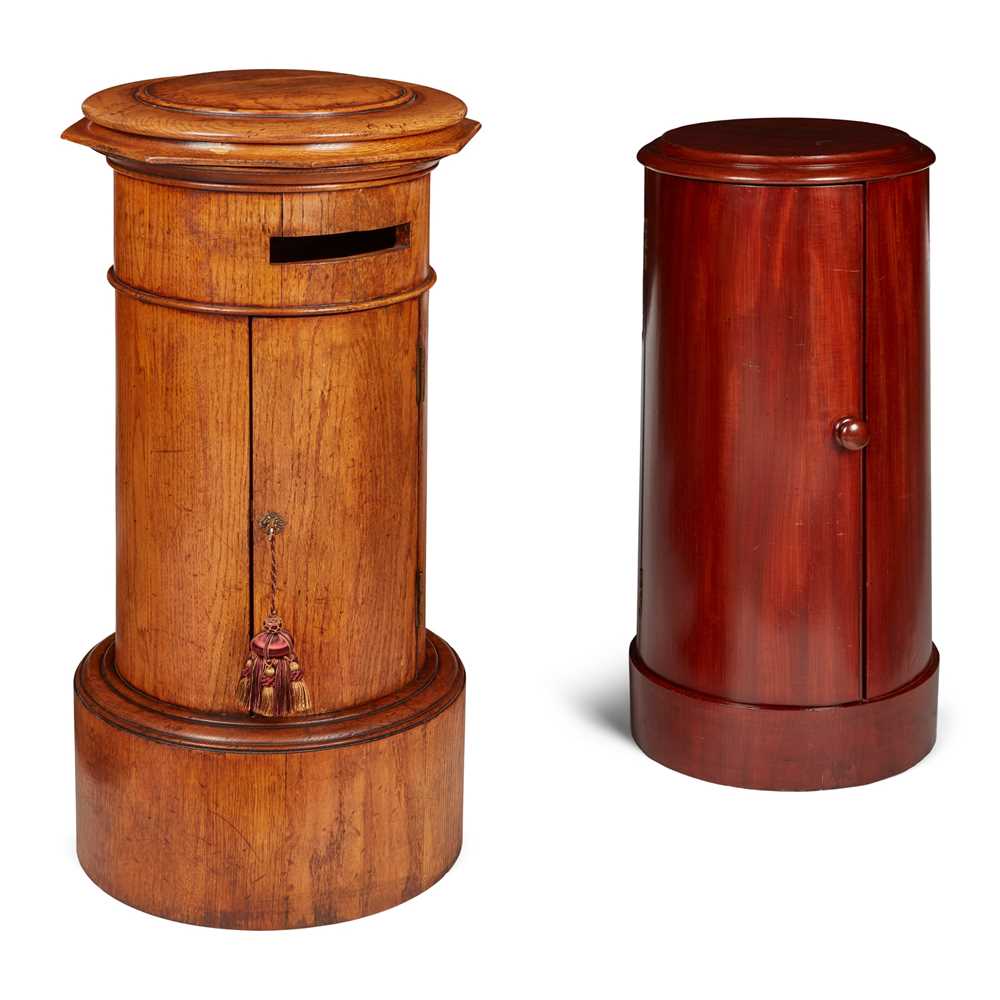 VICTORIAN OAK POST BOX 19TH