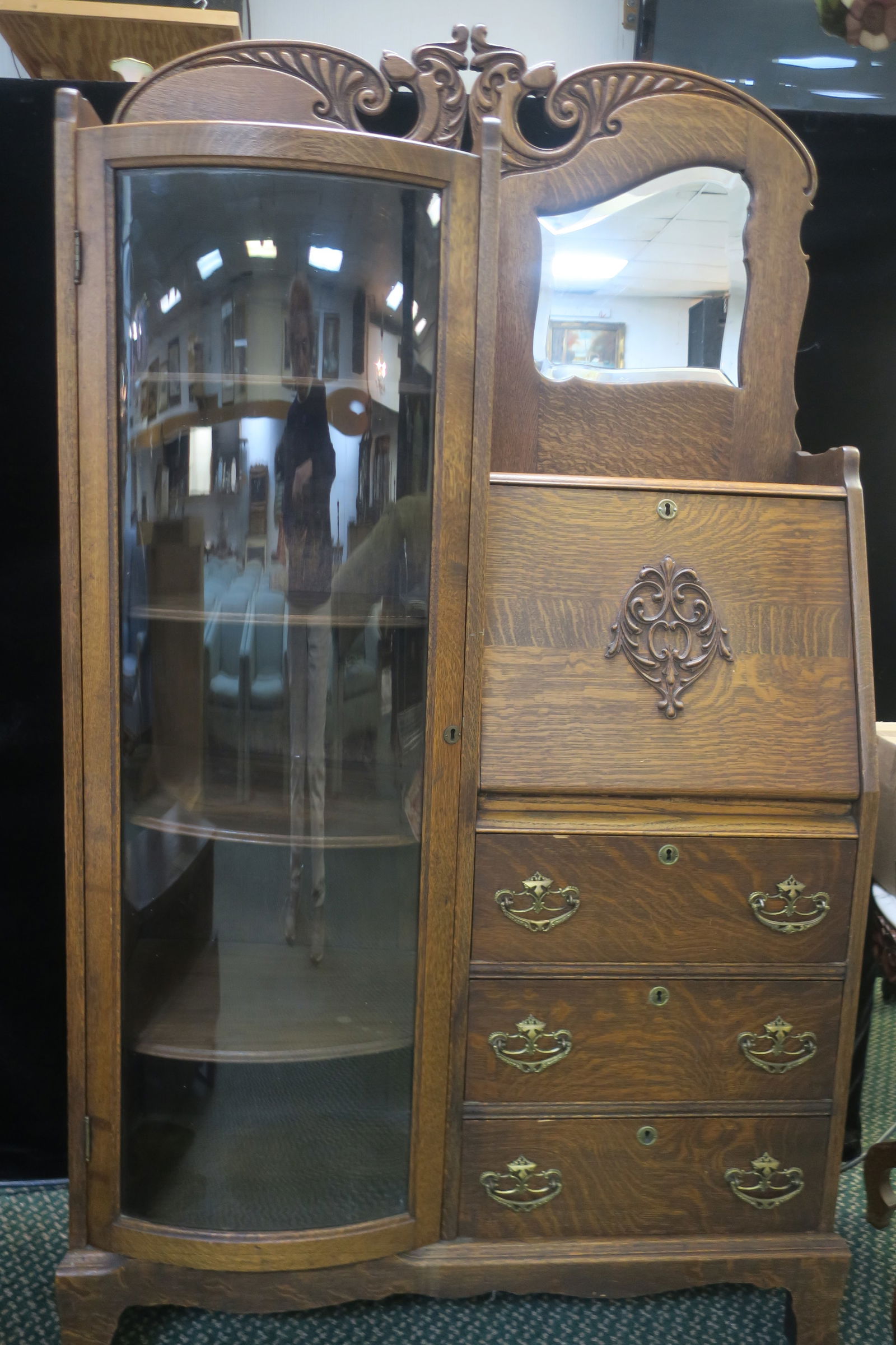 VICTORIAN OAK SIDE BY SIDE