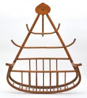 VICTORIAN OAK WALL HANGING BEN