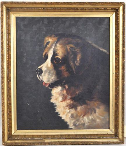 VICTORIAN O/C PAINTING OF ST.