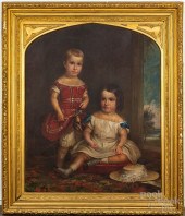 VICTORIAN OIL ON CANVAS PORTRA