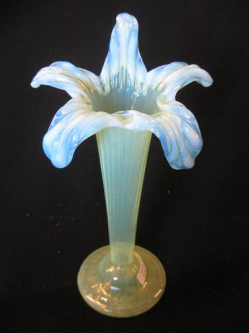 Victorian Opalescent Art Glass Vase