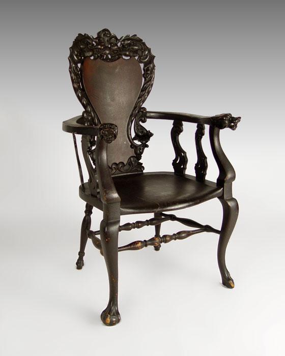 VICTORIAN ORNATELY CARVED DRAGON