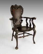 VICTORIAN ORNATELY CARVED DRAG