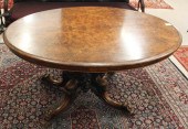 VICTORIAN OVAL TILT-TOP LOO TA
