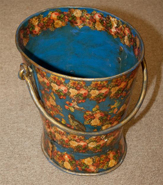Victorian painted and decoupage