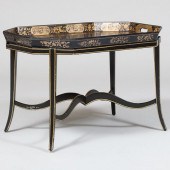 VICTORIAN PAINTED AND PARCEL-G