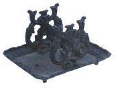 VICTORIAN PAINTED CAST IRON BO