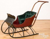 VICTORIAN PAINTED CHILD'S SLEI