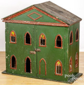 VICTORIAN PAINTED DOLLHOUSE<br