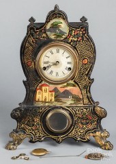 VICTORIAN PAINTED IRON SHELF C