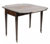 VICTORIAN PAINTED MAHOGANY PEM